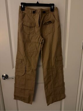 John Galt for Brandy Melville Khaki Cargo Pants - Casual Utility Trousers